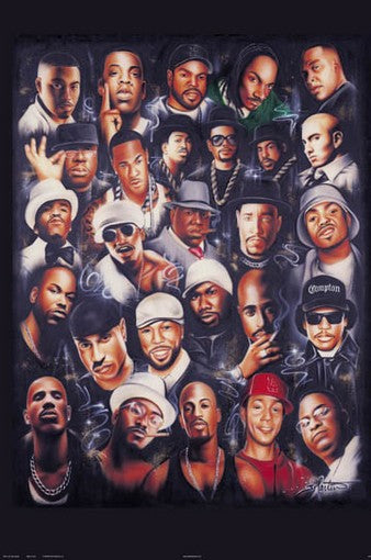 Rap Legends Art Print